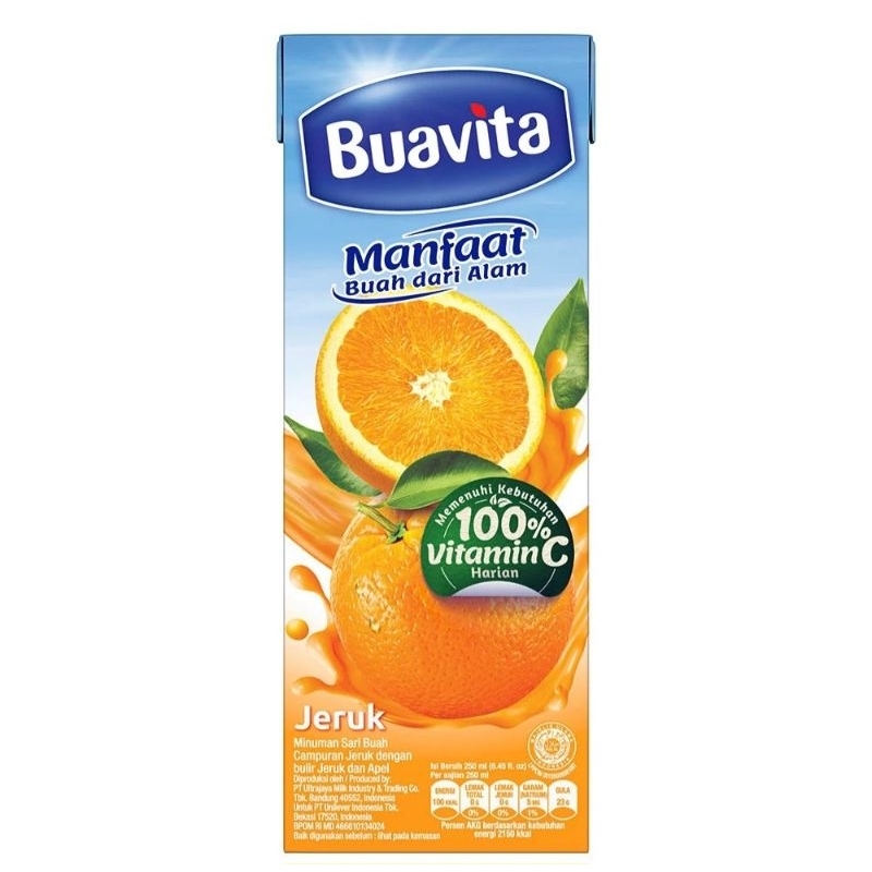 

Buavita Orange 245ml - Juice Jeruk