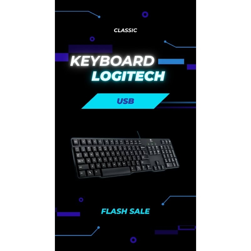 Keyboard Logitech K100 USB original