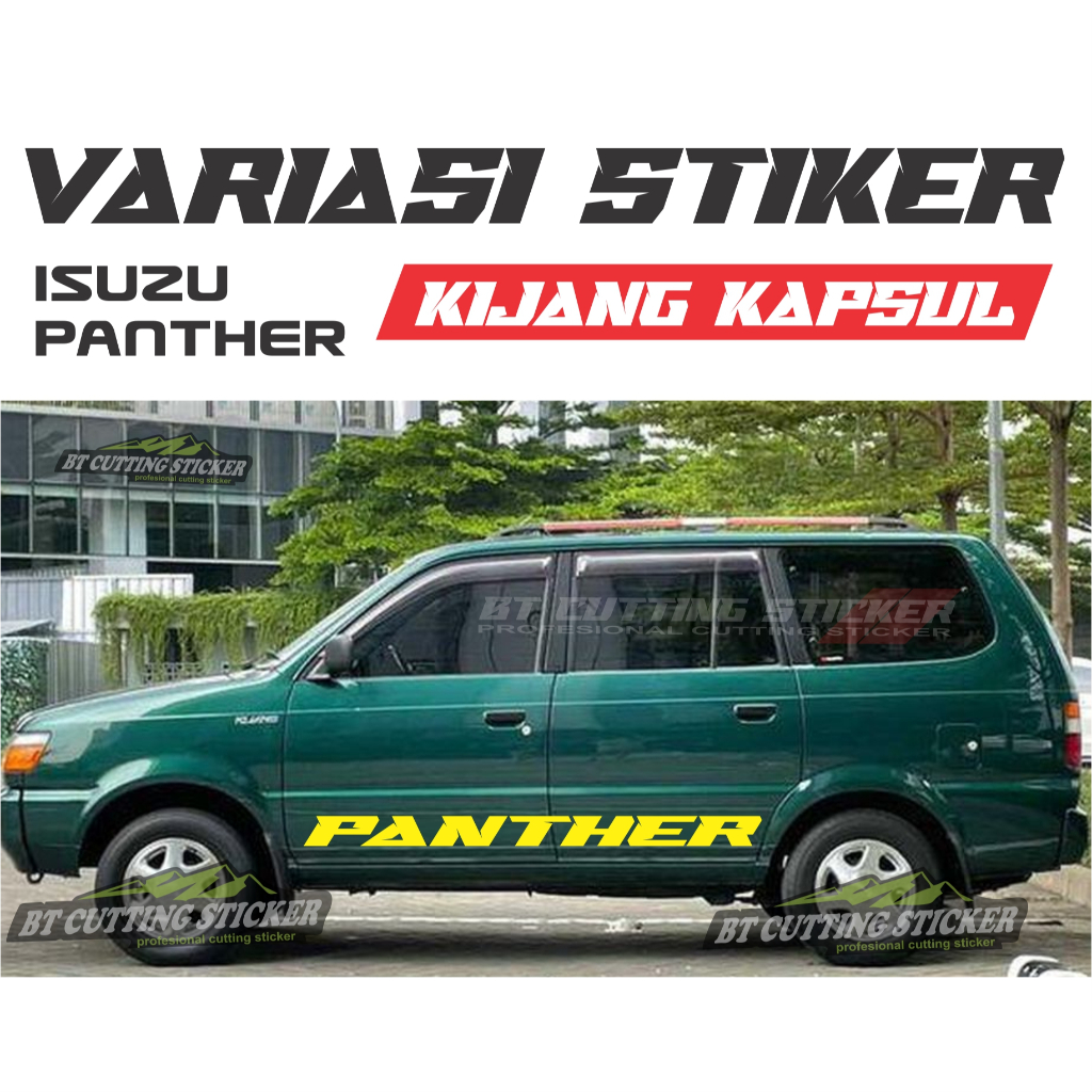 stiker mobil kijang kapsul stiker isuzu panther stiker variasi kijang kapsul