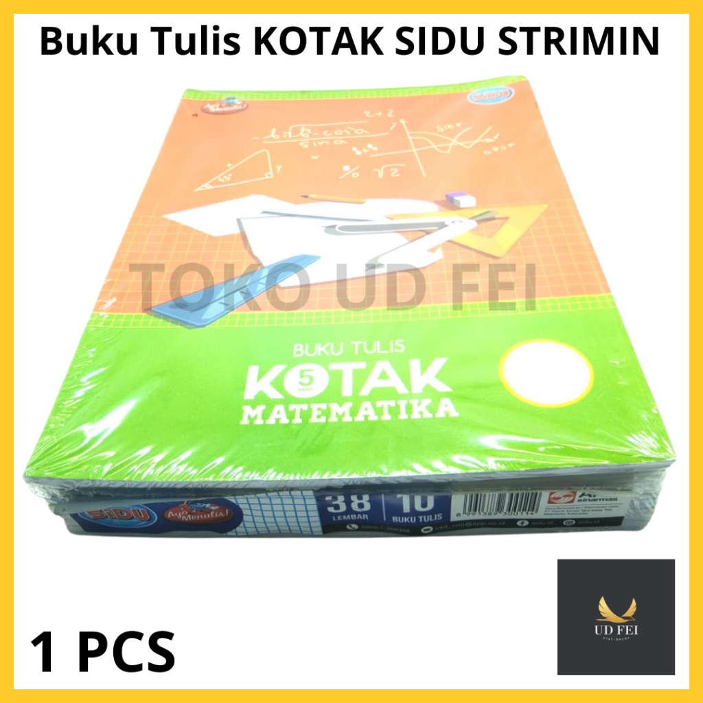 

(1 PCS) BUKU KOTAK KECIL/ buku kotak strimin/ Buku Kotak Strimin SIDU/ Buku Kotak Matematika