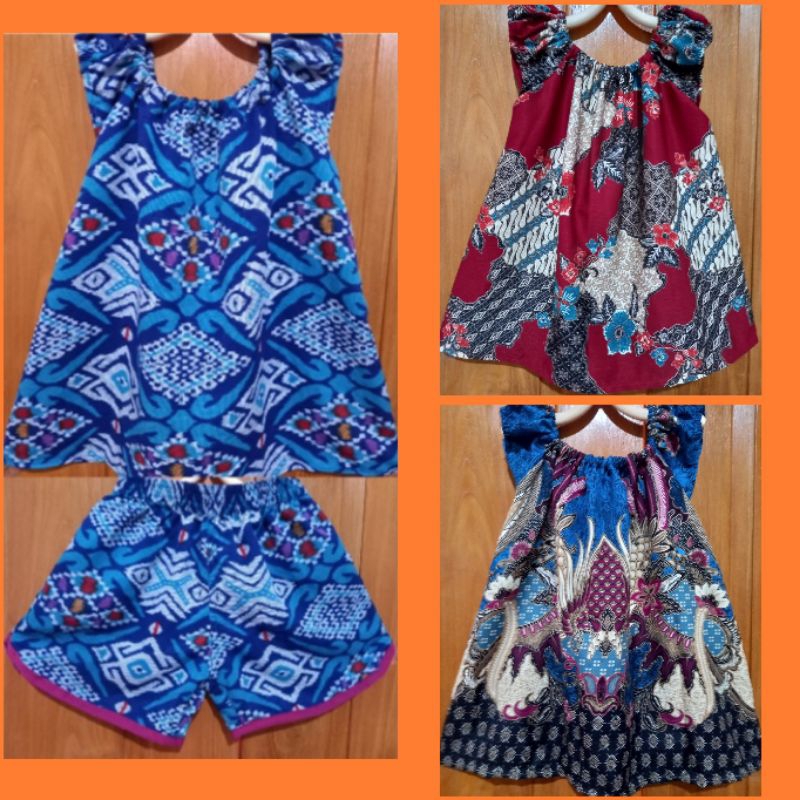 Dress Daster Yukensi Batik Anak Perempuan