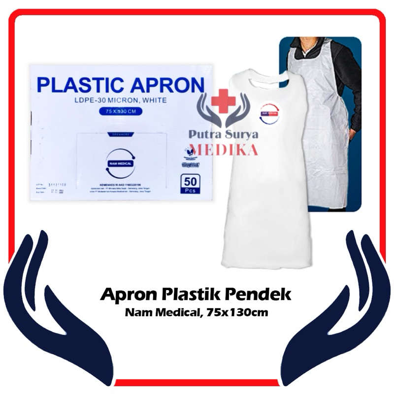 Apron Celemek Plastik | Apron Medis APD Disposable Nam Medical
