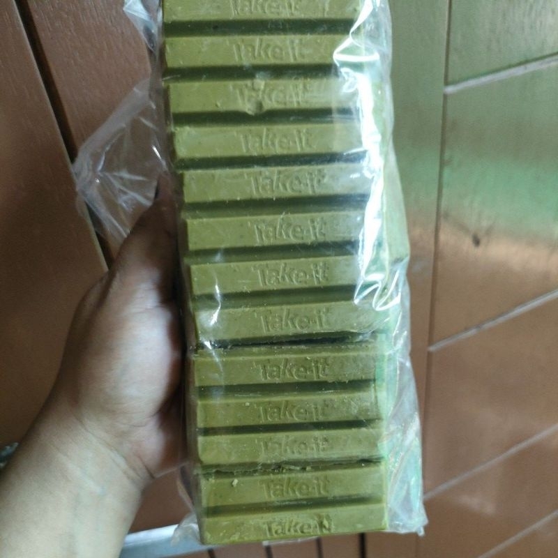 

coklat take it green tea 500gr