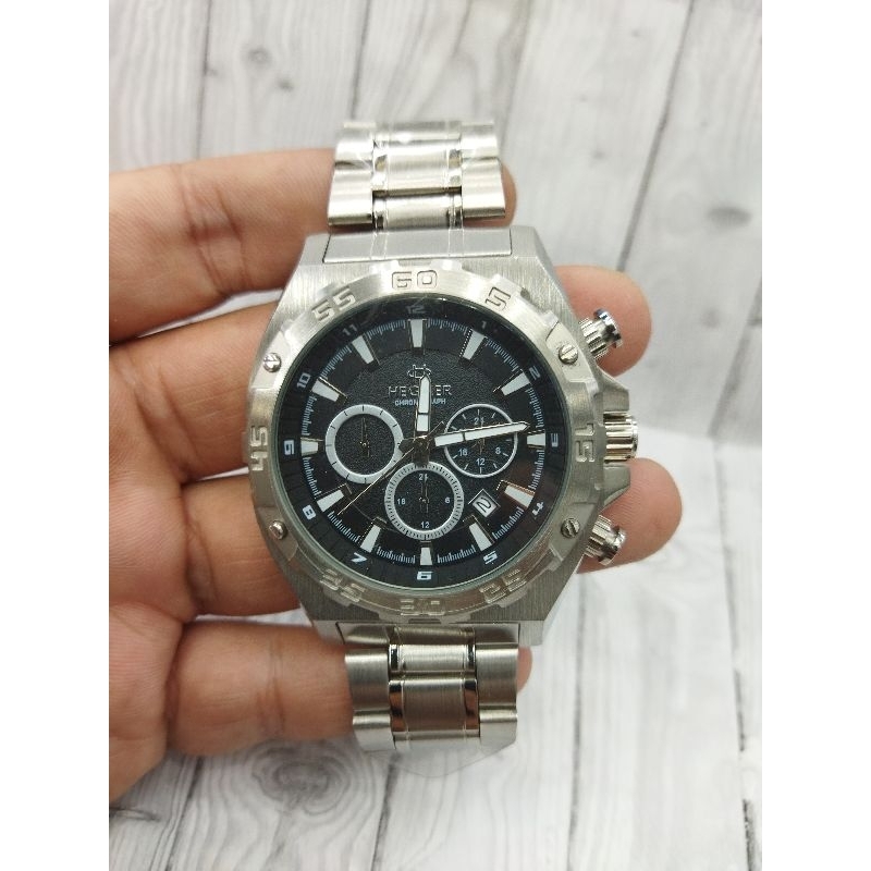 Hegner 1671G-3SSDB#Jam tangan pria Hegner 1671G-3SSDB#Man watch Hegner 1671G-3SSDB