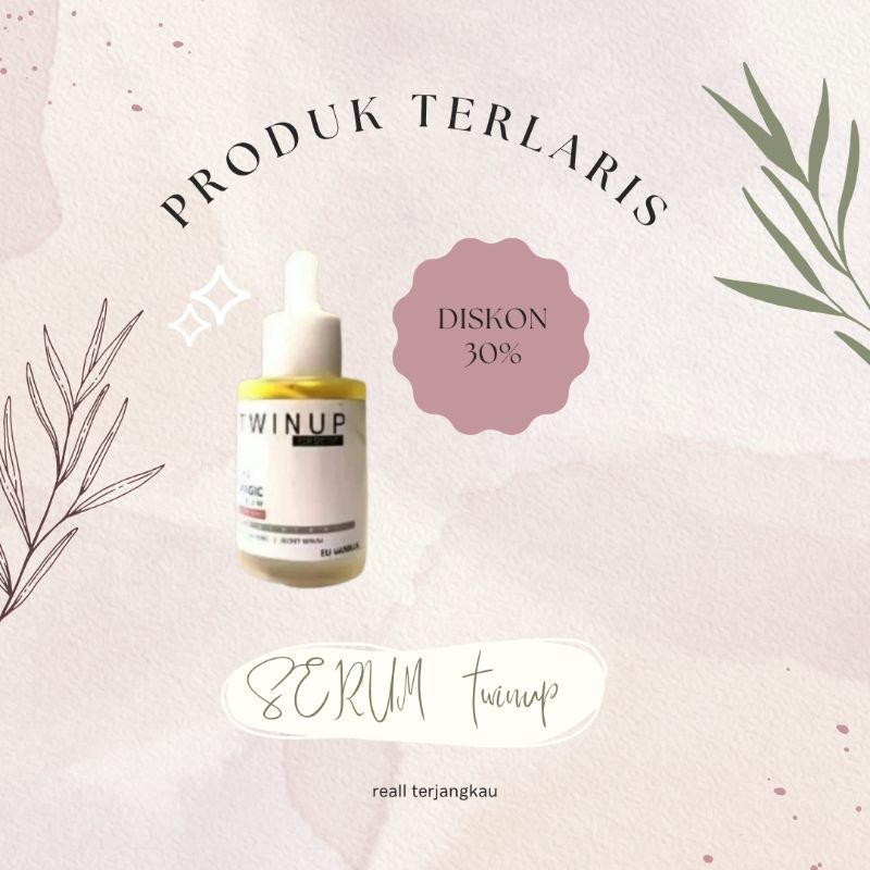 SERUM TWINUP  VIRAL SERUM PEMBESAR PAYUDARA ORIGINAL BPOM ASLI 100% TERBUKTI 1 MINGGU PEMAKAIAN AMPU