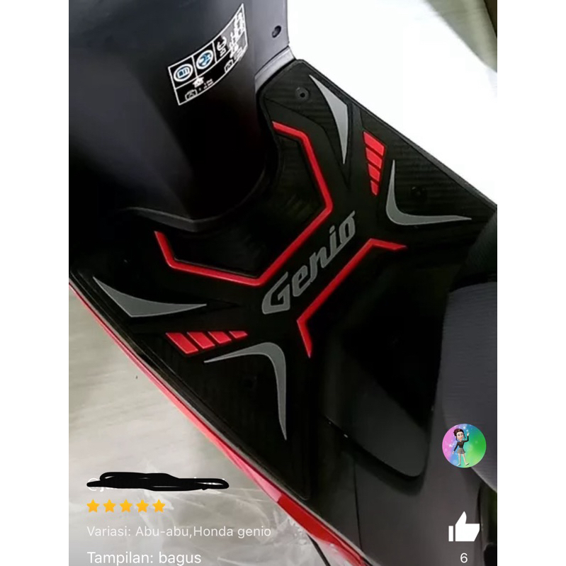 AKSESORIS MOTOR GENIO - Karpet Motor Genio - Karpet Genio - Honda Genio