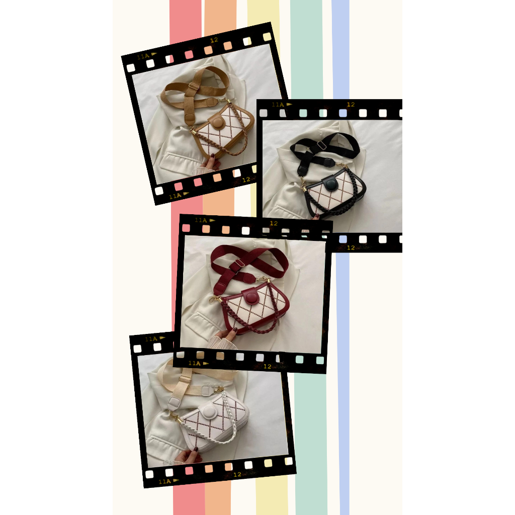 TAS SELEMPANG WANITA / TAS BAHU WANITA / KOREA STYLE / FASHON WANITA / TAS MURAH WANITA / KADO WISUD