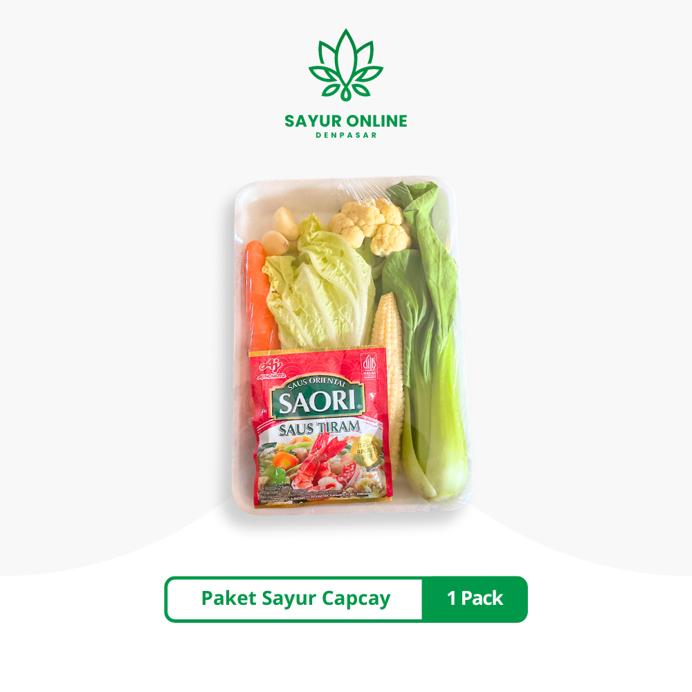 

Paket Sayur Capcay + Saori Saus Tiram - Sayur Online Denpasar