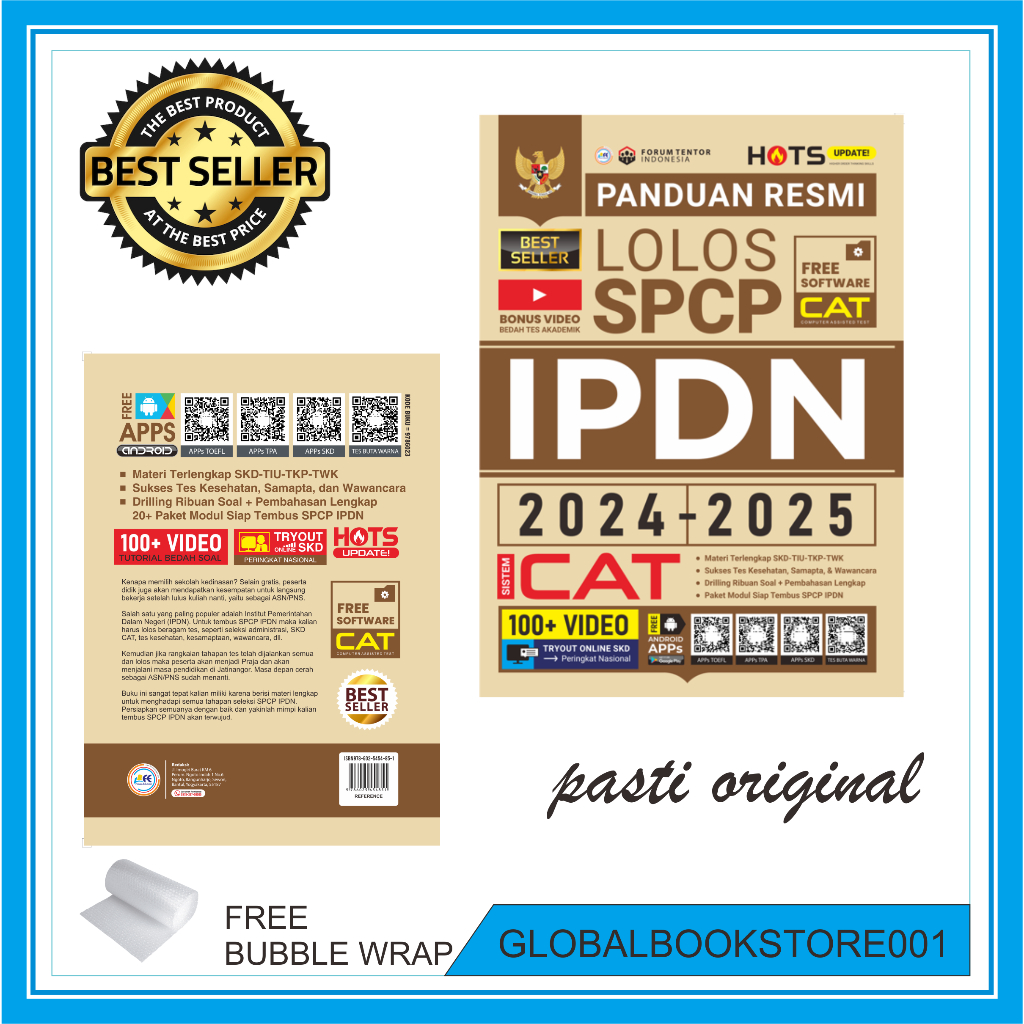 BUKU SPCP IPDN TERBARU 2025 PANDUAN RESMI LOLOS SPCP IPDN 2024-2025