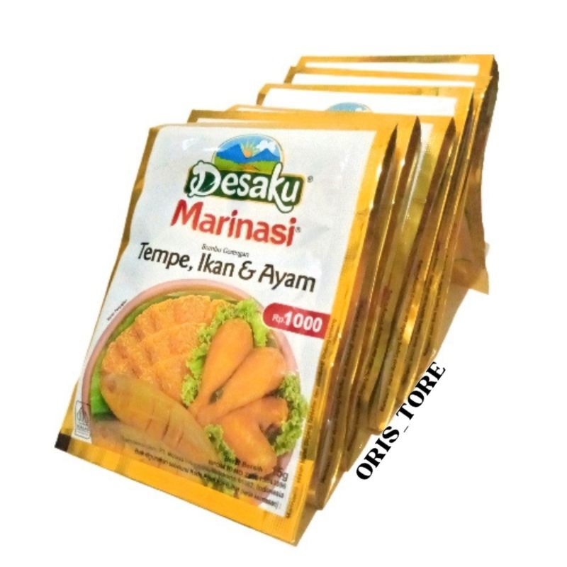 

Desaku Marinasi 1 Renceng Isi 12 Sachet (Per Sachet Berat 15 Gram)