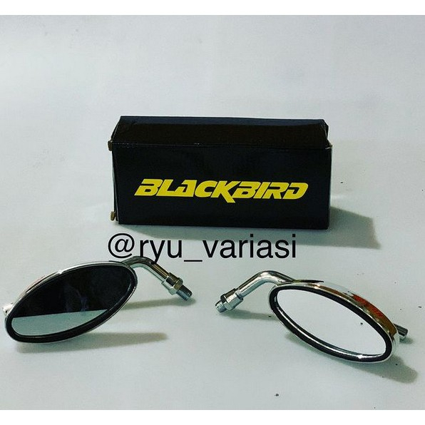 SPION OVAL CROME BLACKBIRD