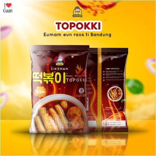 

[READY MEDAN] Topokki Tteokbokki Halal Korean Food Saus Gochujang Pedas Gurih - Cik'Emam