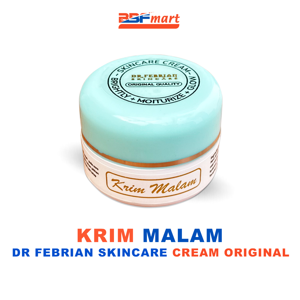 Dr Febrian Skincare Krim Malam Original