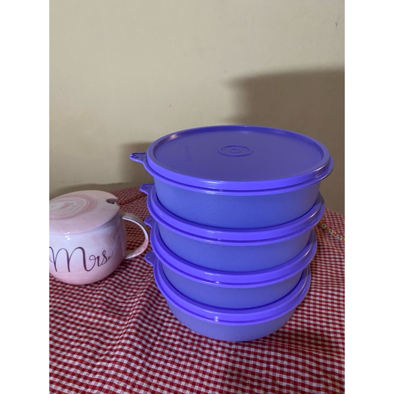 tempat bekal makan anak medium handy bowl tupperware bulat