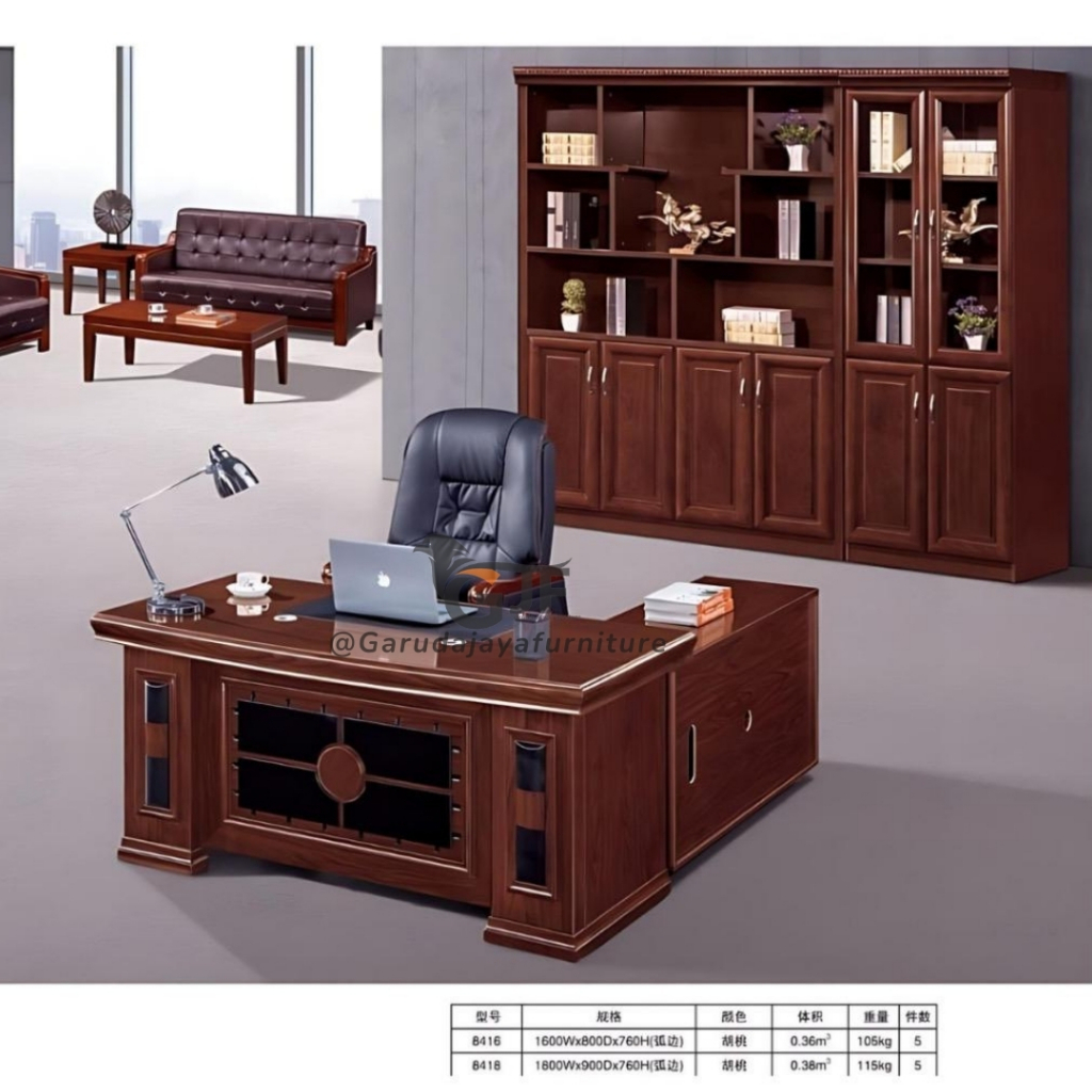 MEJA DIREKTUR / MEJA KERJA BESAR / MEJA KANTOR IMPORT / MEJA KANTOR DIREKTUR / MEJA BESAR / MEJA SEK