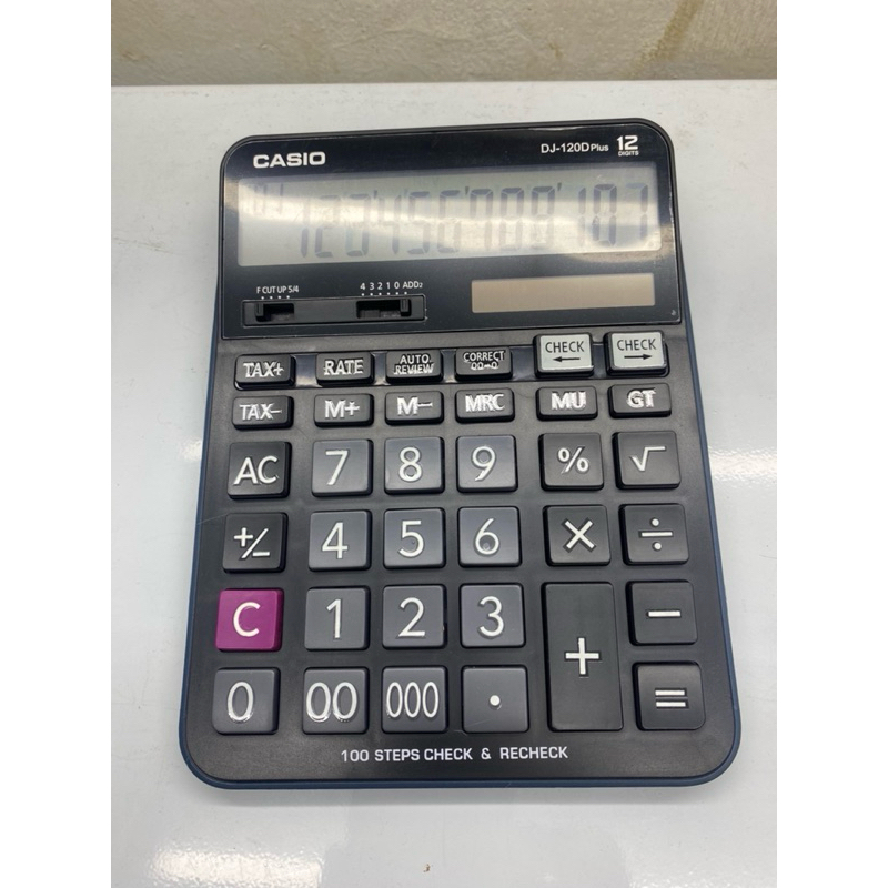 

kalkulator casio dj-120-plus kallulator casio dj120plus ceck and correct