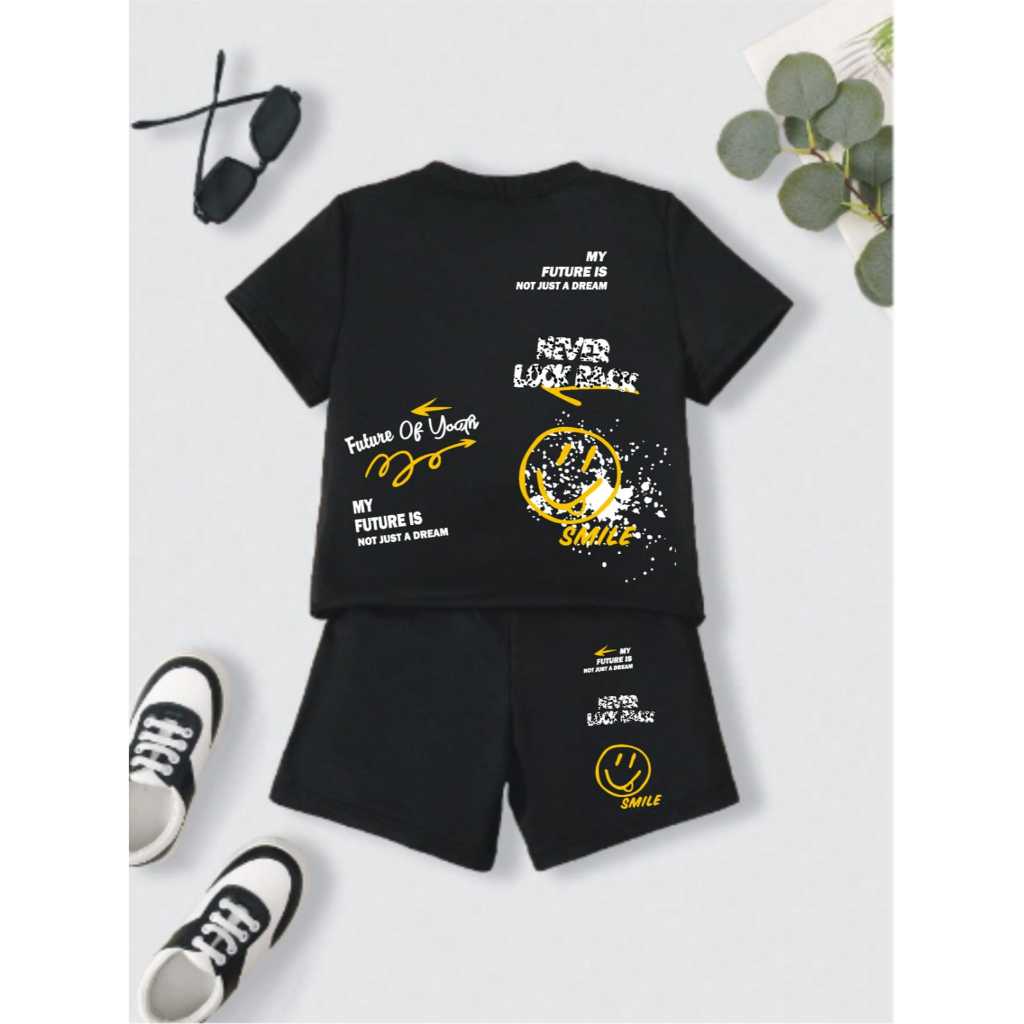 Baju anak-anak setelan bahan katun