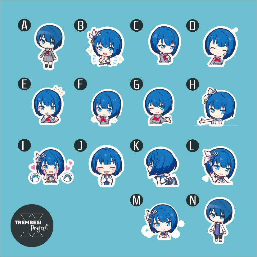 

STIKER HARUKA PROJECT SEKAI | STIKER VINYL ANIME MANGA WAIFU GAME FINISHING GLOSSY DOFF