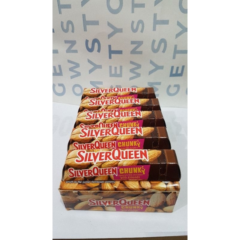 

SilverQueen Chunky Signature Milk Chocolate with almond 30gr