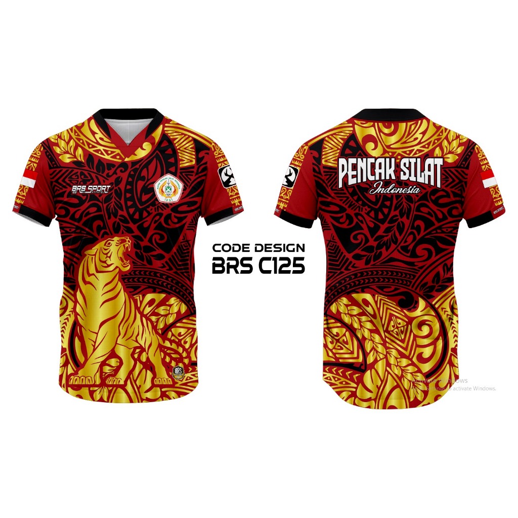 JERSEY PENCAK SILAT IPSI / KAOS JERSEY PENCAK SILAT IPSI FULL PRINTING KUALITAS PREMIUM