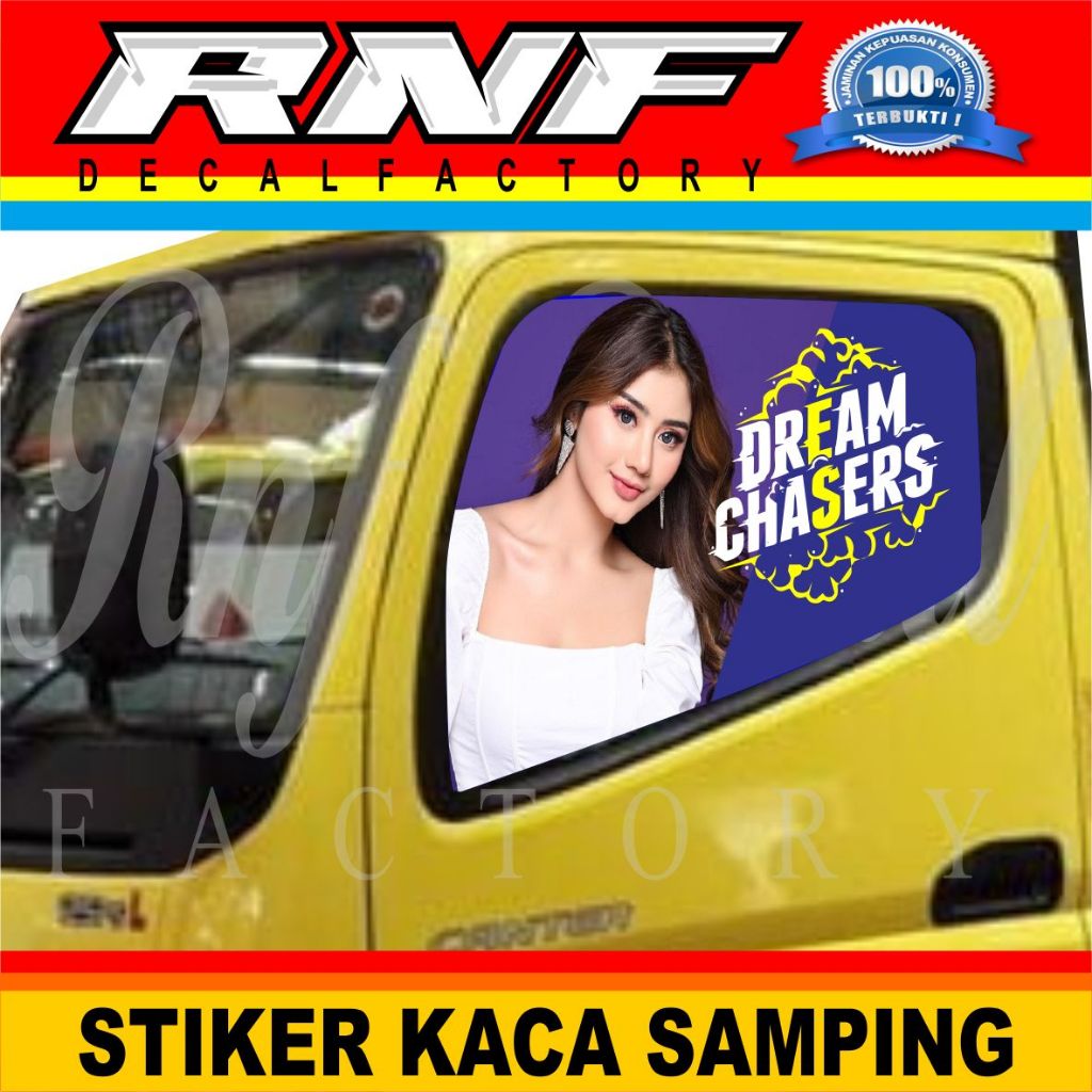 STIKER KACA TRUK,STIKER TRUK CANTER,,STIKER KACA GAMBAR