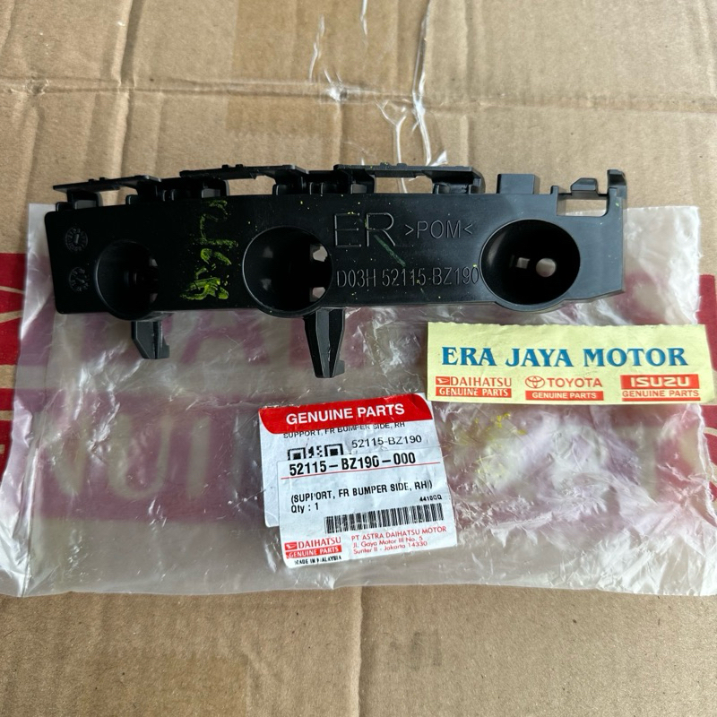 bracket bumper depan kanan all new sirion original