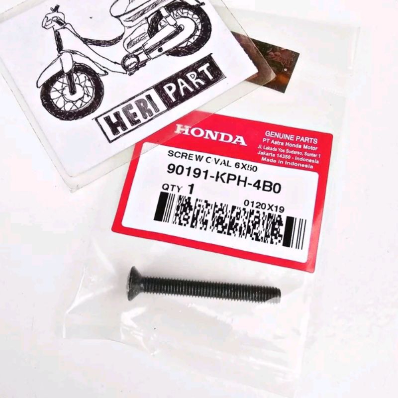 90191-KPH-4B0 original 100% baut balancer jalu stang stir honda karisma kirana supra x 100 fit lama 
