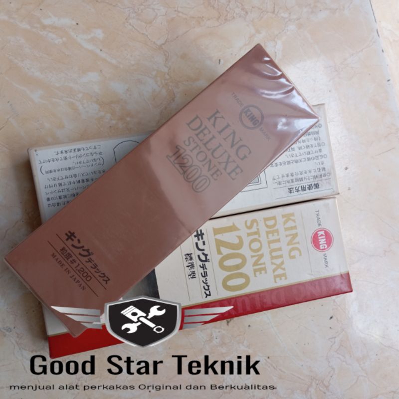 Batu Asah Asahan Pengasah Grit  1200 King Duluxe Stone Orginal Japan