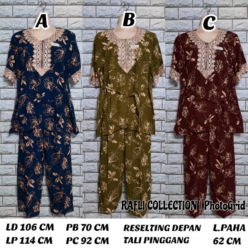 SETELAN CP RENDA KENCANA UNGU LABEL HITAM