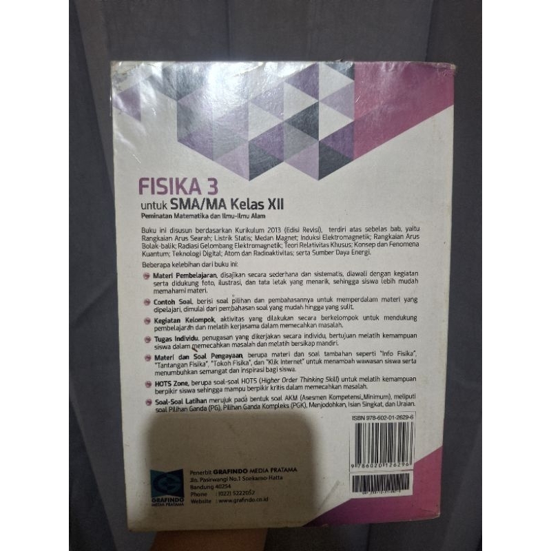 

BukupaketFISIKAkelas 12 SMA