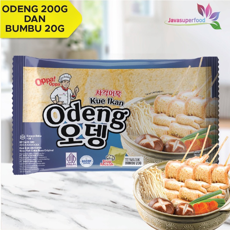 

Odeng Oppa-Oppa Kue Ikan Korea (Sudah Termasuk Bumbu)