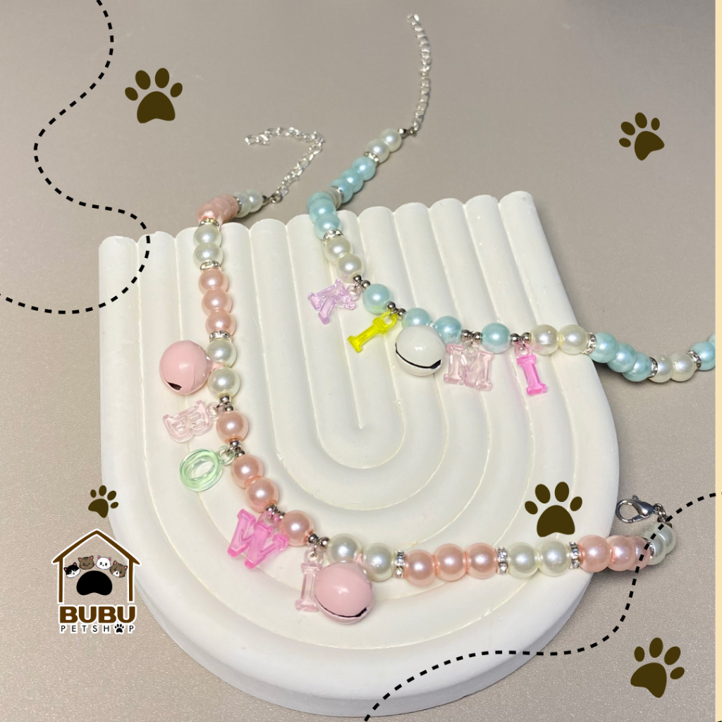 Kalung Kucing Custom Nama Pet Charm with name