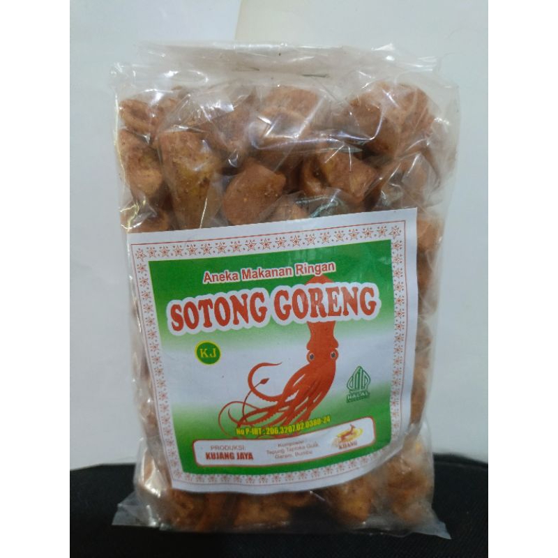 

Aneka makanan ringan Sotong Goreng (sosreng) / snack murah / aneka snack