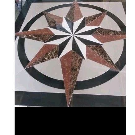 Granit/keramik pola ruangan model bintang, custom ukuran sesuai kebutuhan