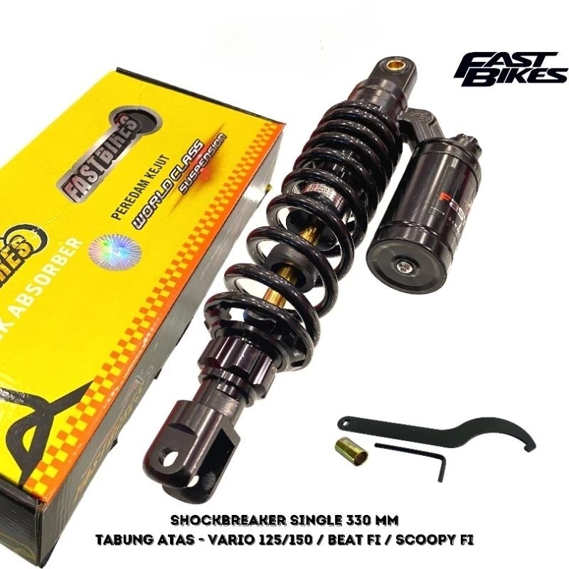 Shock Fastbikes tabung atas 310mm/330mm vario 125/150/beat fi/beat street/skoopy fi/lexy dill