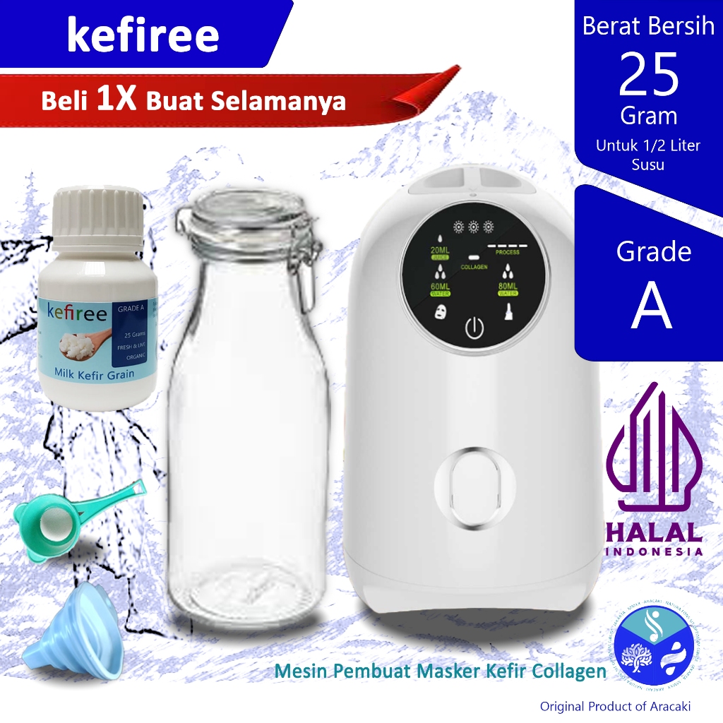 

Masker Kefir Kit KEFIREE LUXE KEFIR KIT GRADE A