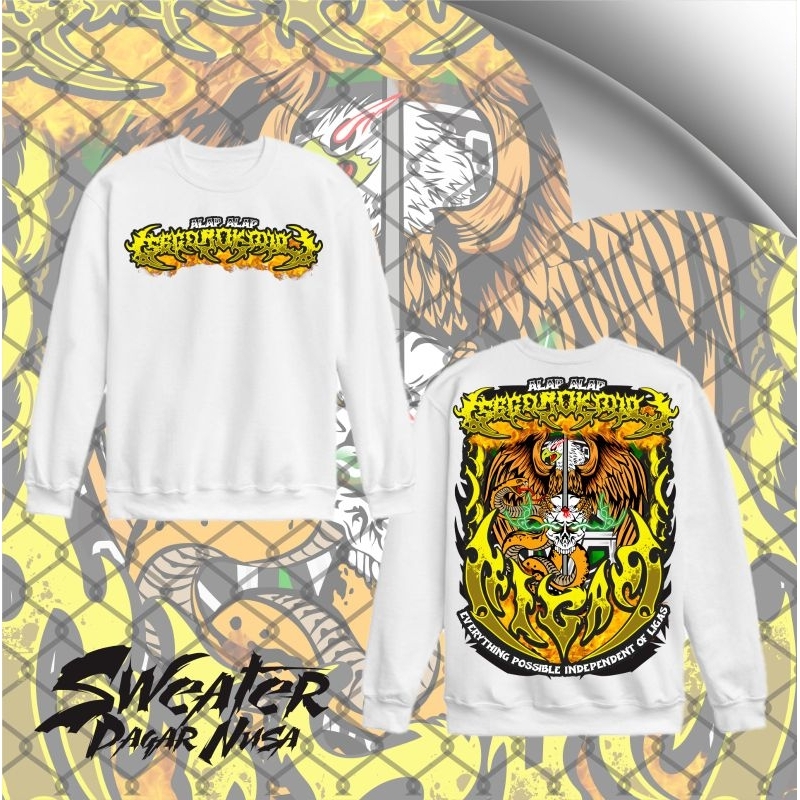 Sweater Ligas Alap Alap Segoro Kidul Everything Possible Independen of Ligas Motif Terbaru