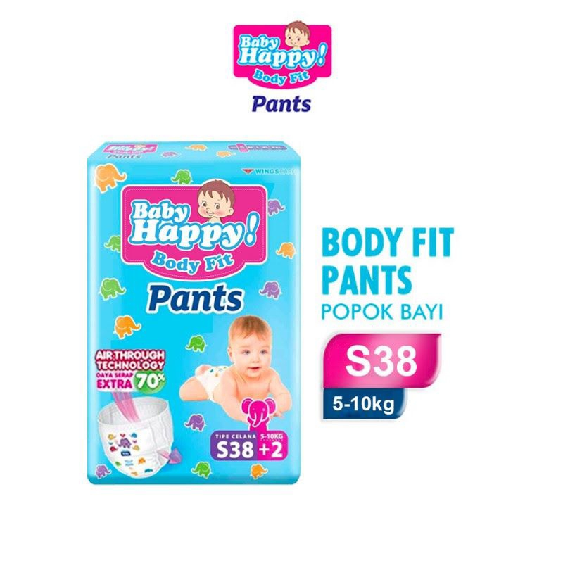 Pampers Baby Happy Body Fit [S, M, L, XL, XXL]
