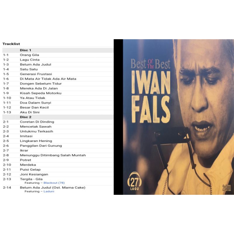 iwan fals best of the best 2014 cd album