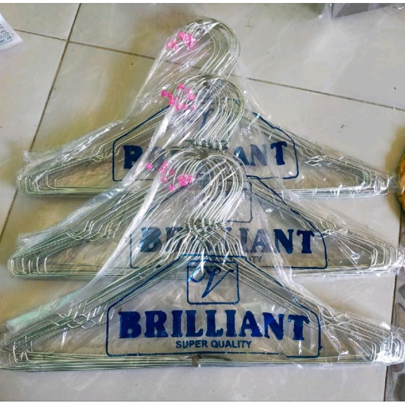 HANGER  KAWAT DEWASA 12 PCS ANTI KARAT