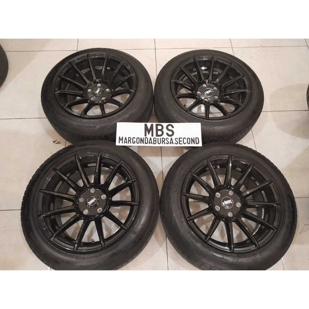 VELGMOBILBEKAS HSR SHINJUKU R17X8,5/9,5 BAN FORECUM OCTA 225 35 R17 TH2023