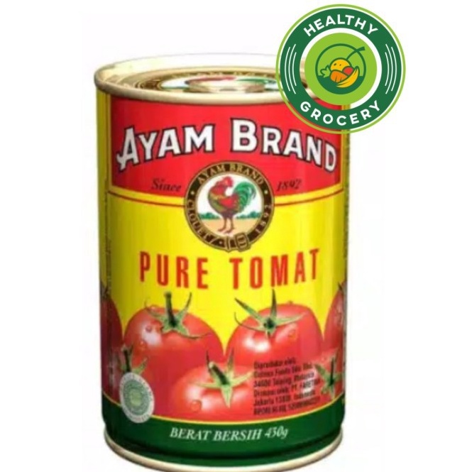 

Cekout sekarang Ayam Brand Pure Tomat 43gr Puree Tomato Pasta Tomat