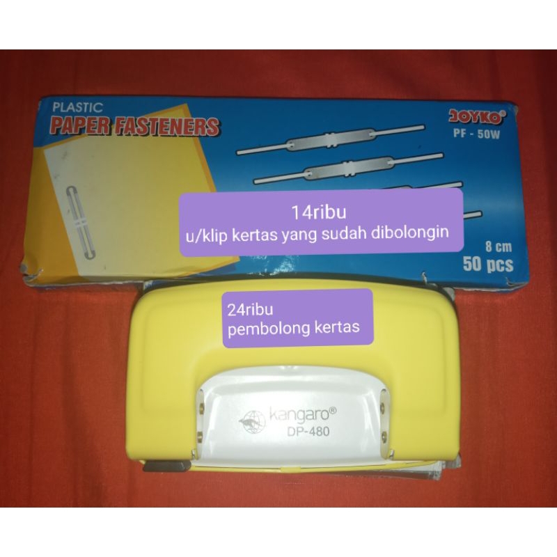 

KANGARO PUNCH DP-480 JOYKO PAPER FASTENERS PEMBOLONG KERTAS KLIP KERTAS