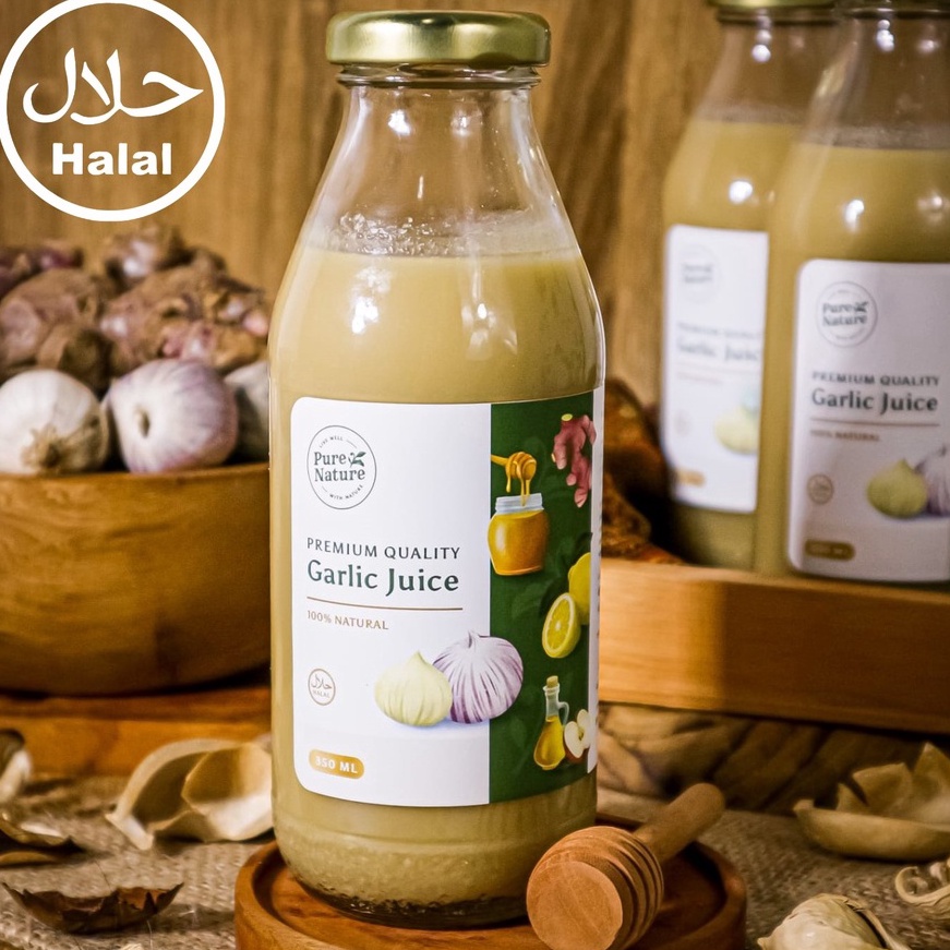 

Big Sale PureNature Jus Bawang Putih Tunggal Jahe Merah Lemon Cuka Apel Madu