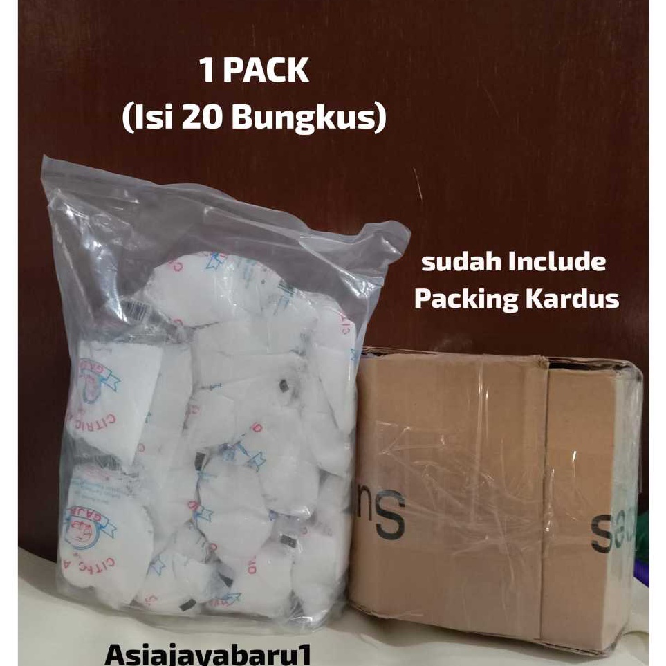 

Laris Lagi Citrun Cap Gajah 1pak isi 2bungkus 5 gr Citric Acid