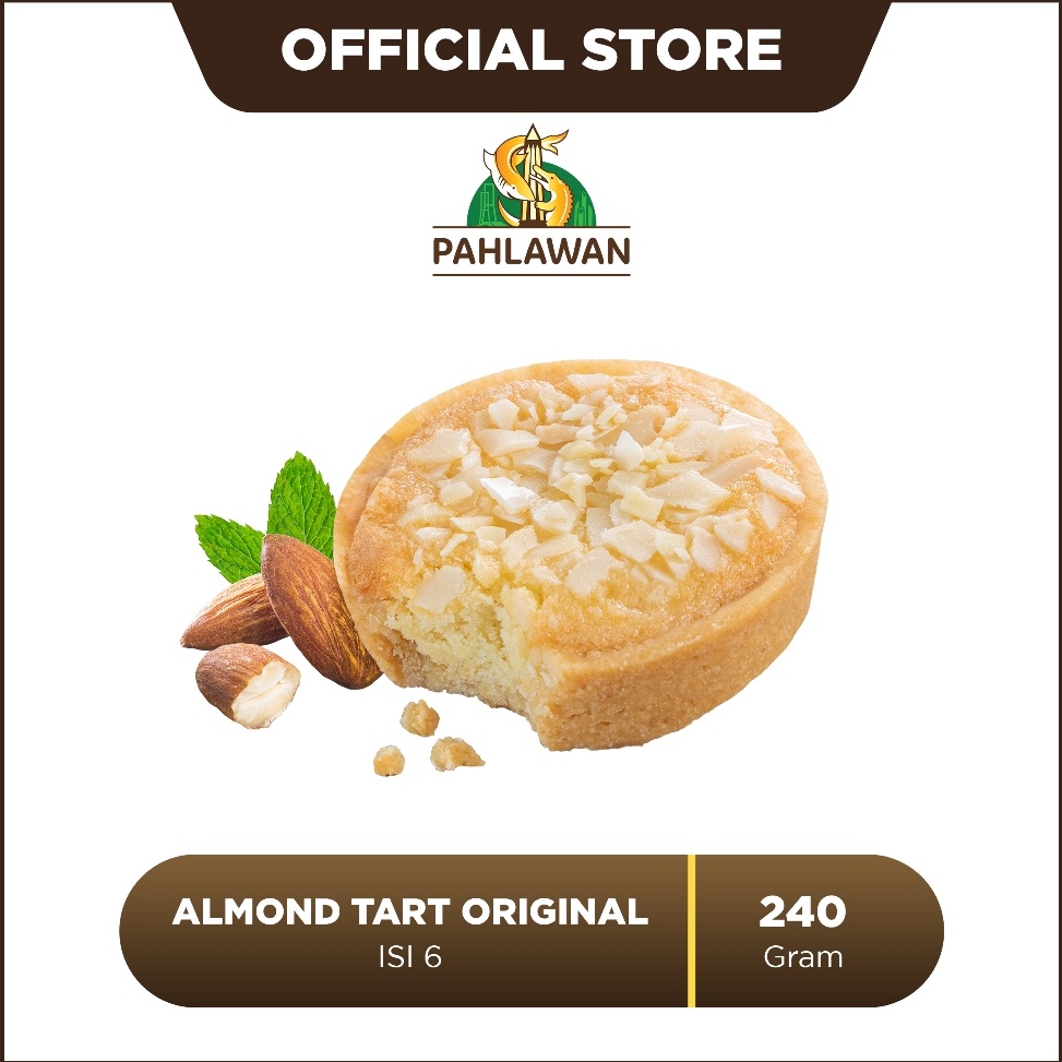 

Diskon Heboh Lapis Kukus Pahlawan Almond Tart Original 6 Pcs