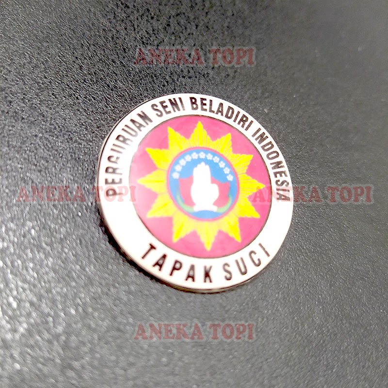 Pin Tapak Suci Model Bulat Pin Tapak Suci Bros Magnet Peniti Logo Tapak Suci - Aneka Topi