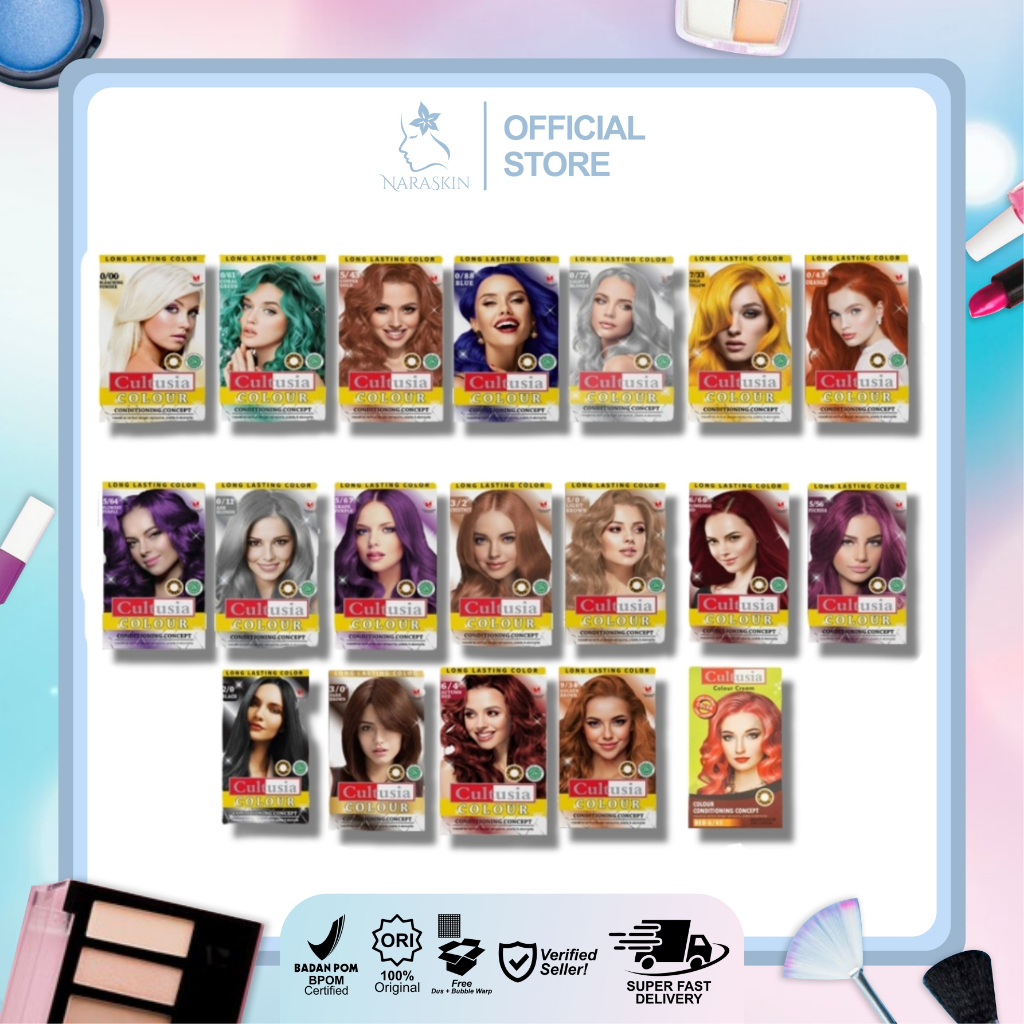 Cultusia Hair Color / Pewarna Rambut