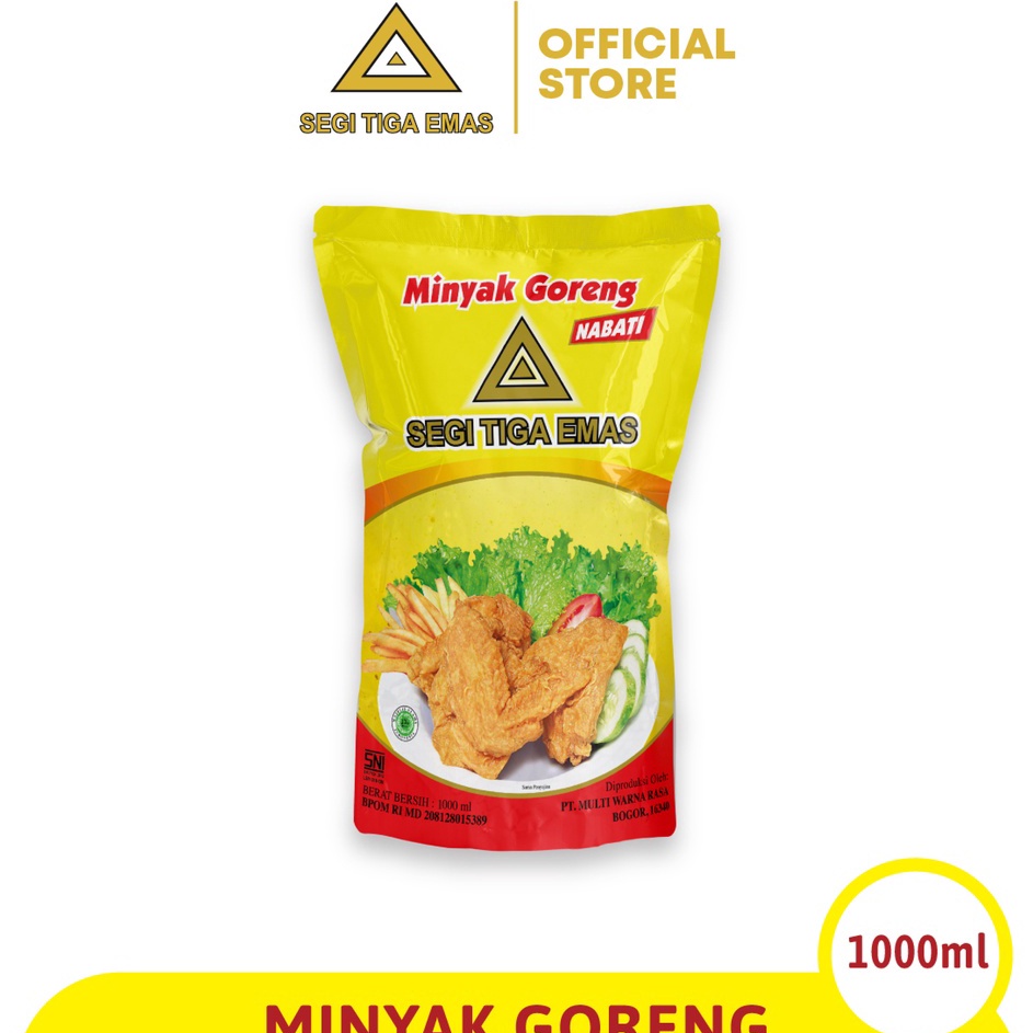 

Dikirim secepatnya Minyak Goreng Segi Tiga Emas 1 Liter