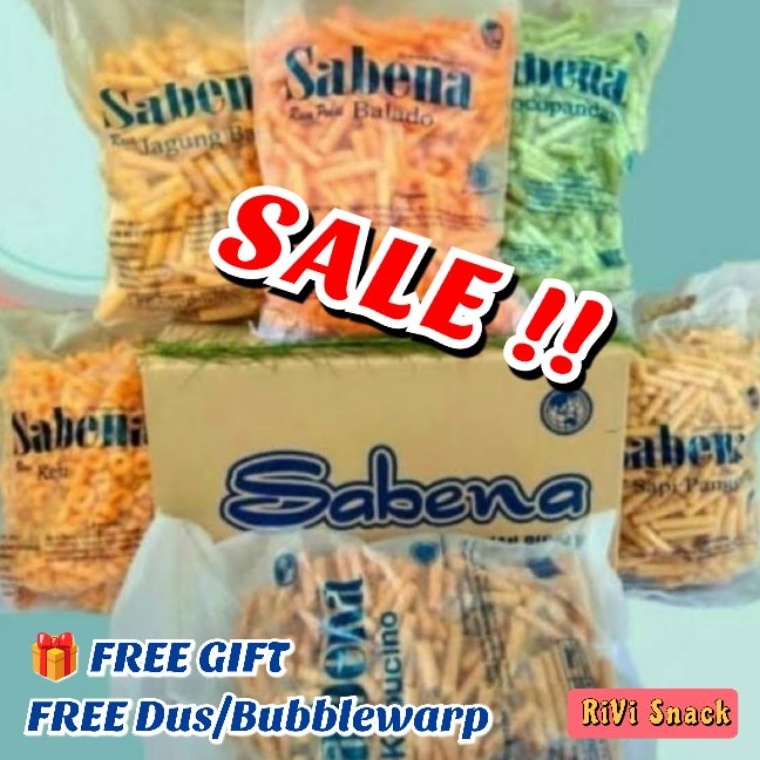 

Pasti Untung PROMO SABENA STIK BALADO STIK PACK 36GR KEJU STIK SAPI PANGGANG STIK JAGUNG BAKAR